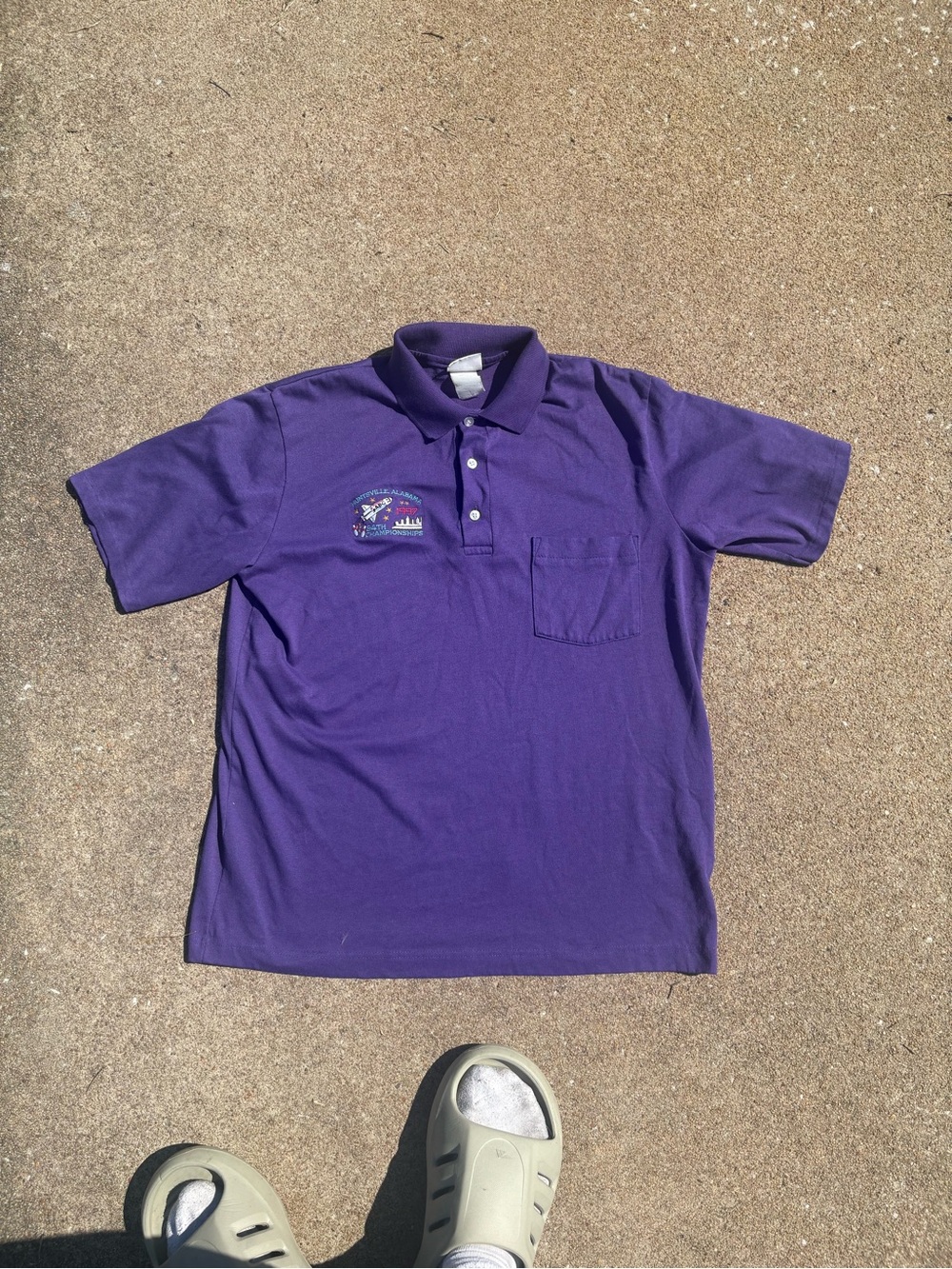 Hartwell Sports USA MADE vintage made in 1997 purple 94th championships polo